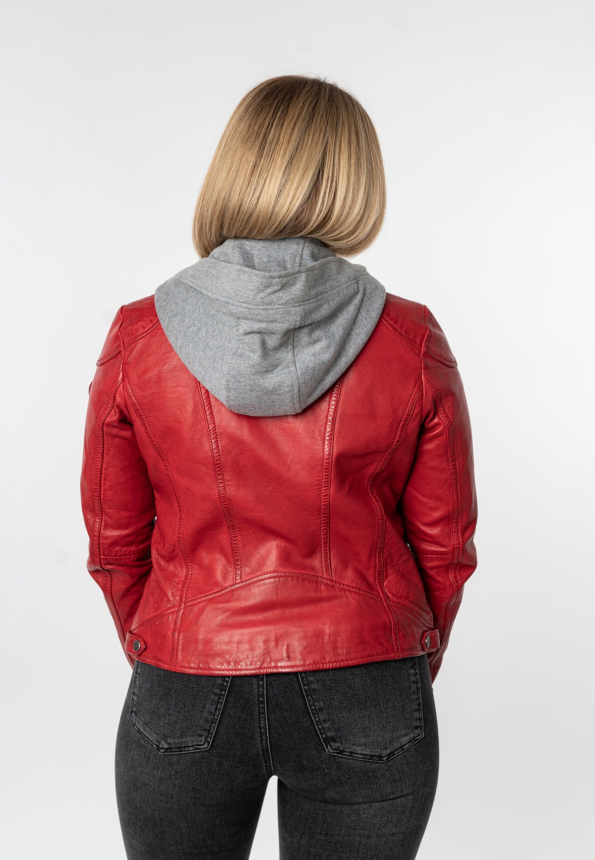 Lederjacke 1101-0894 red