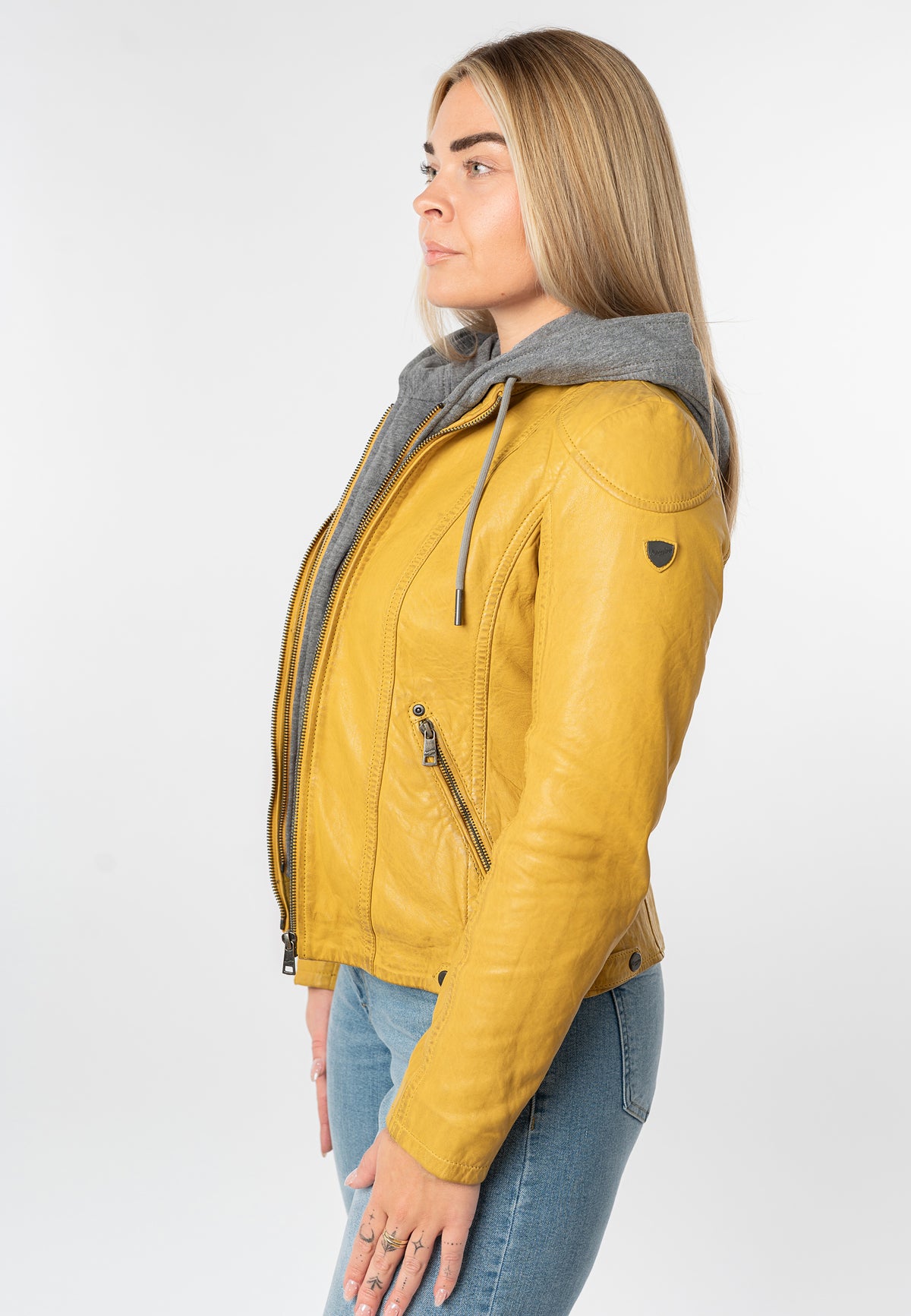 Lederjacke 1101-0894 maize