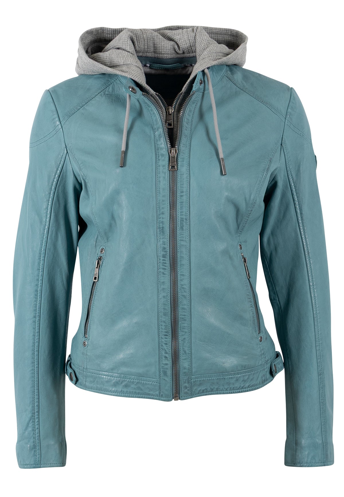 Lederjacke 1101-0895 light turquoise