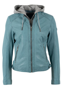 Lederjacke 1101-0895 light turquoise