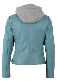 Lederjacke 1101-0895 light turquoise