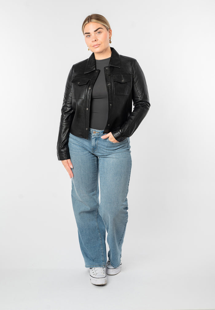 Lederjacke 1101-0896 black