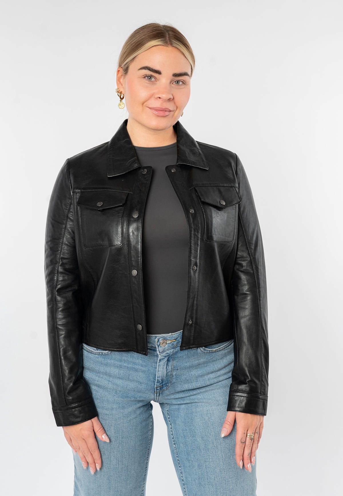 Lederjacke 1101-0896 black