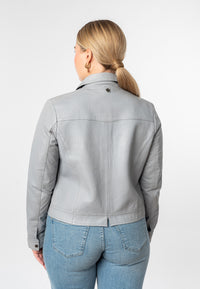 Lederjacke 1101-0896 ice blue