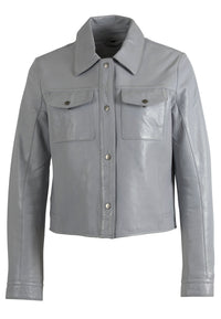 Lederjacke 1101-0896 ice blue