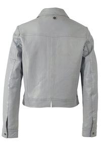 Lederjacke 1101-0896 ice blue