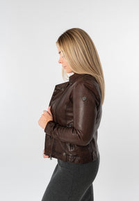 Lederjacke 1101-0897 brown