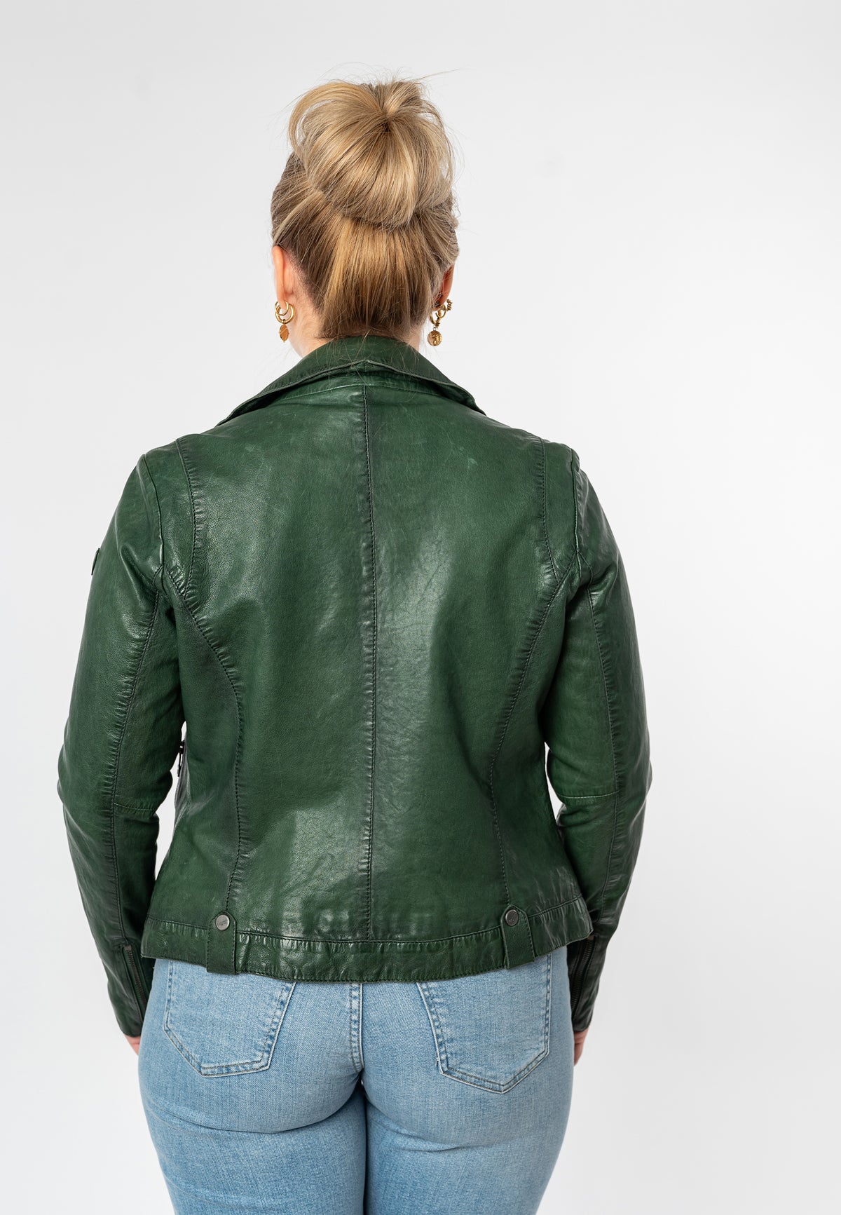 Lederjacke 1101-0897 green