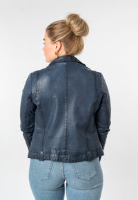 Lederjacke 1101-0897 blue