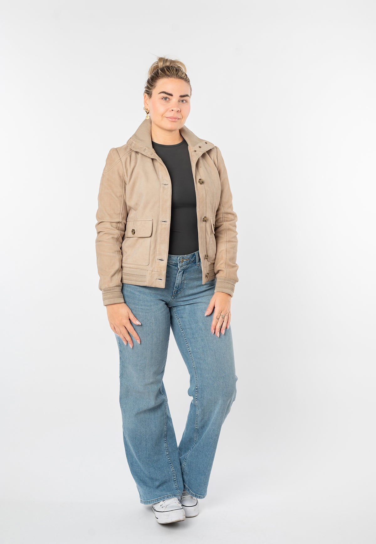 Lederjacke 1101-0900 cream