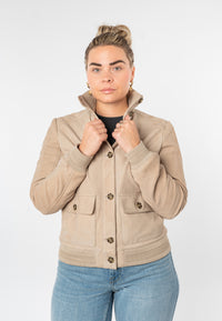 Lederjacke 1101-0900 cream