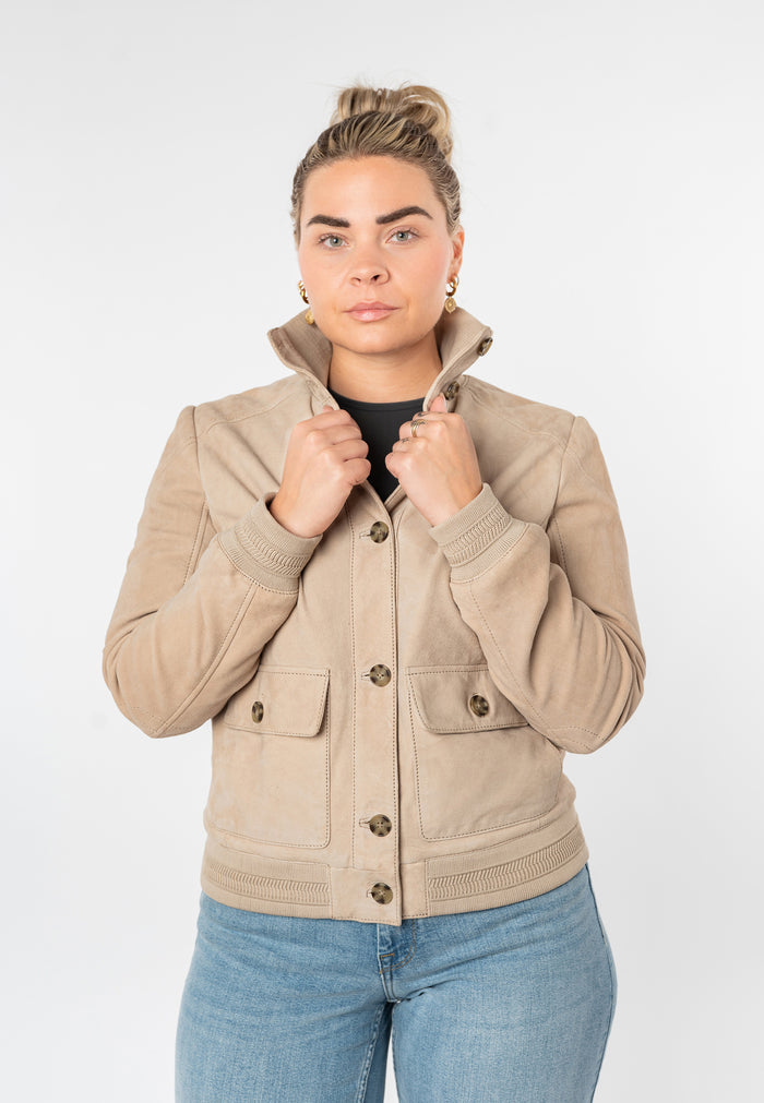 Lederjacke 1101-0900 cream