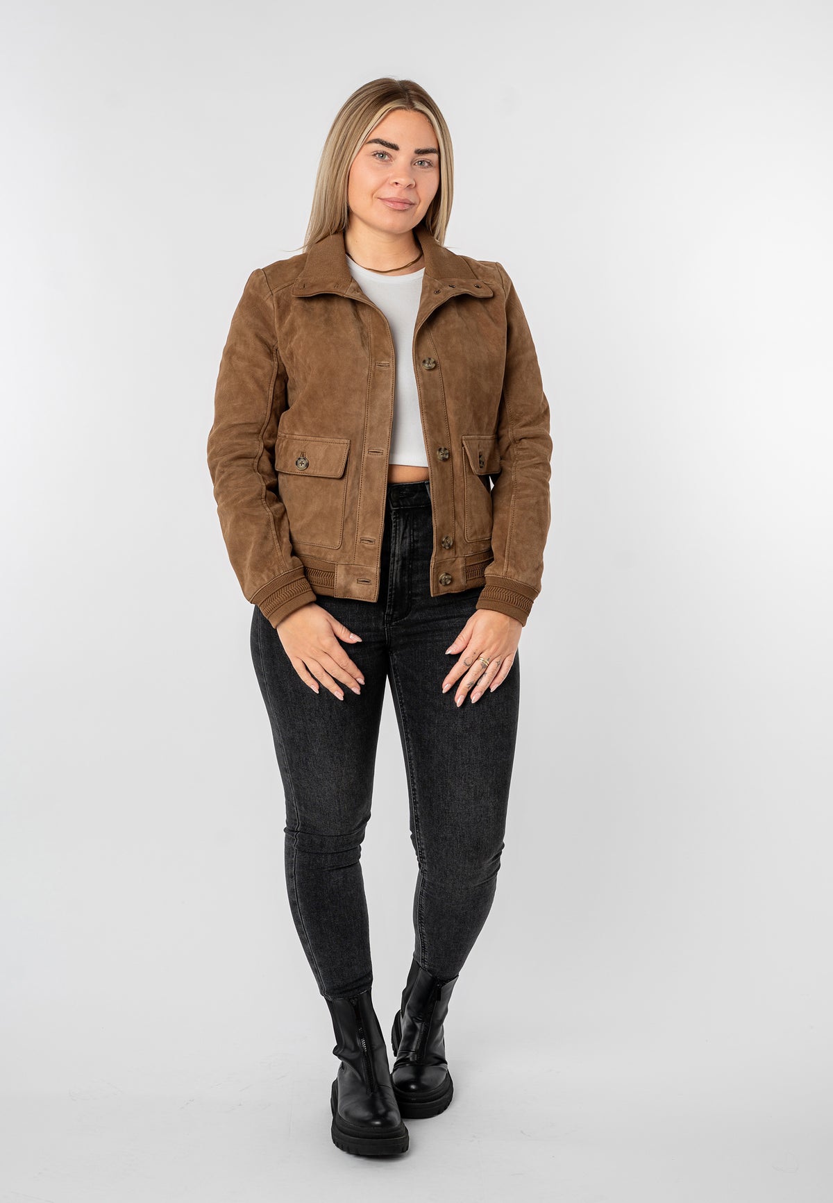 Lederjacke 1101-0900 dark camel