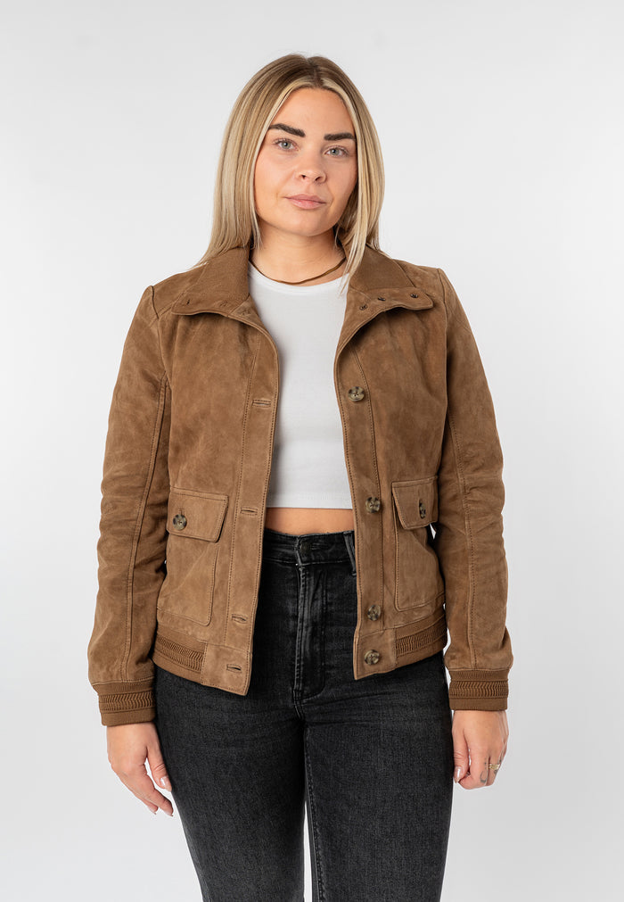 Lederjacke 1101-0900 dark camel