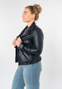 Lederjacke 1101-0902 navy