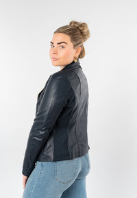 Lederjacke 1101-0902 navy