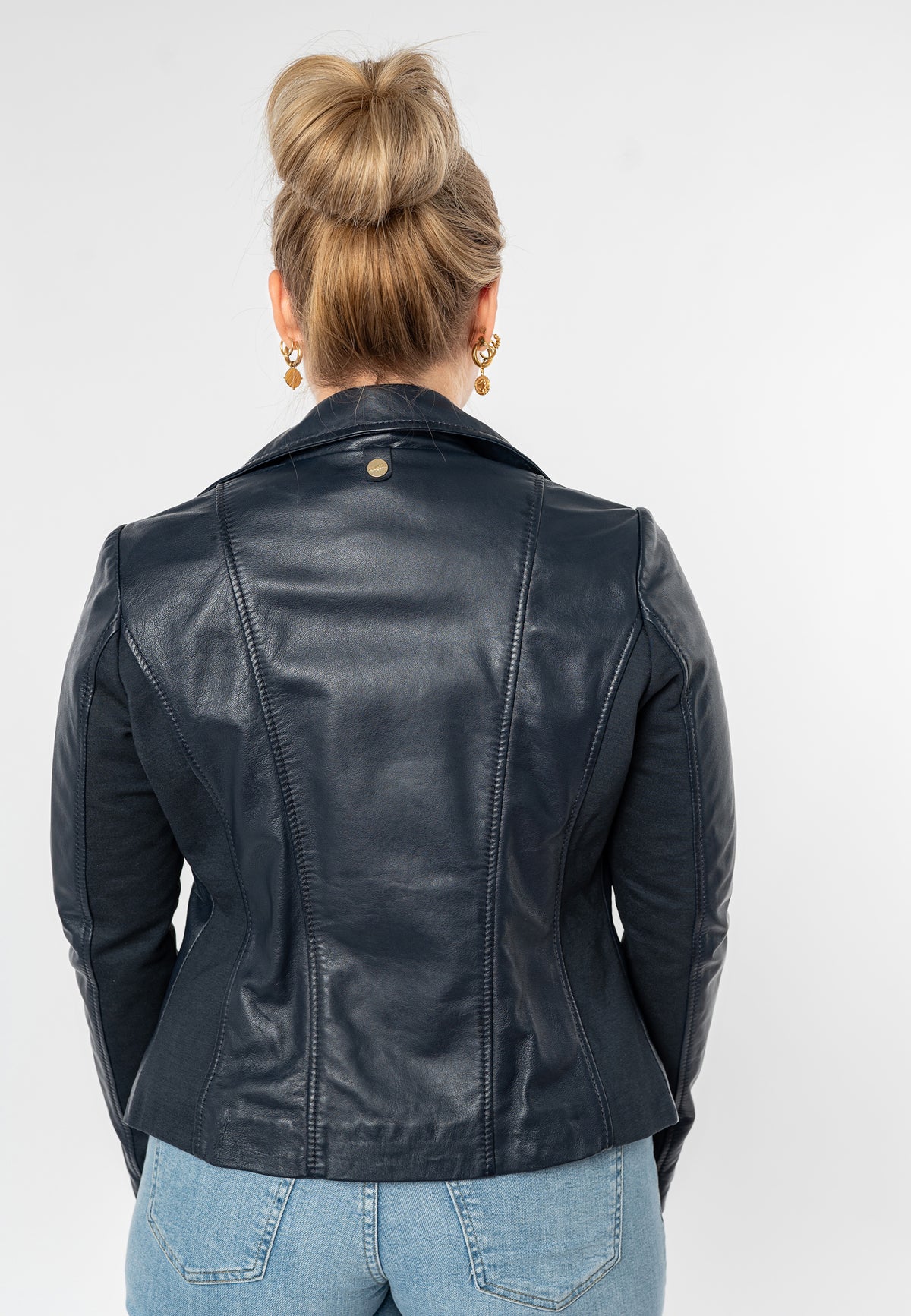 Lederjacke 1101-0902 navy