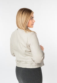 Lederjacke 1101-0903 offwhite
