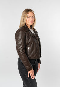 Bikerjacke 1101-0910 brown