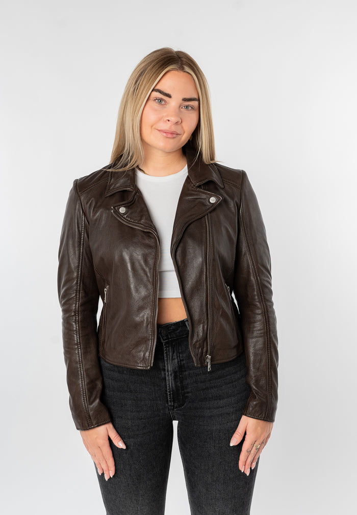 Bikerjacke 1101-0910 brown