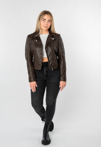 Bikerjacke 1101-0910 brown