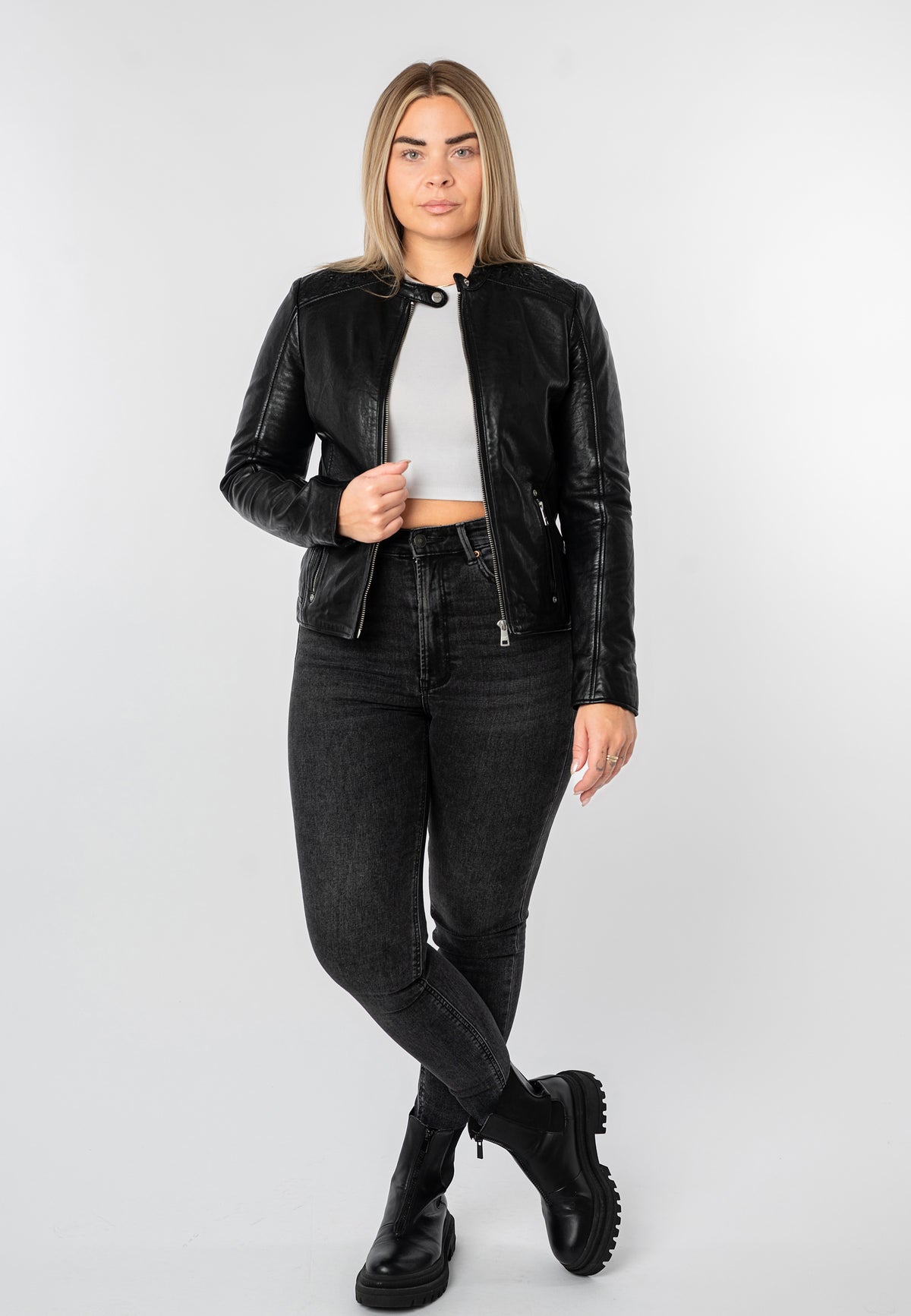 Lederjacke 1101-0911 black