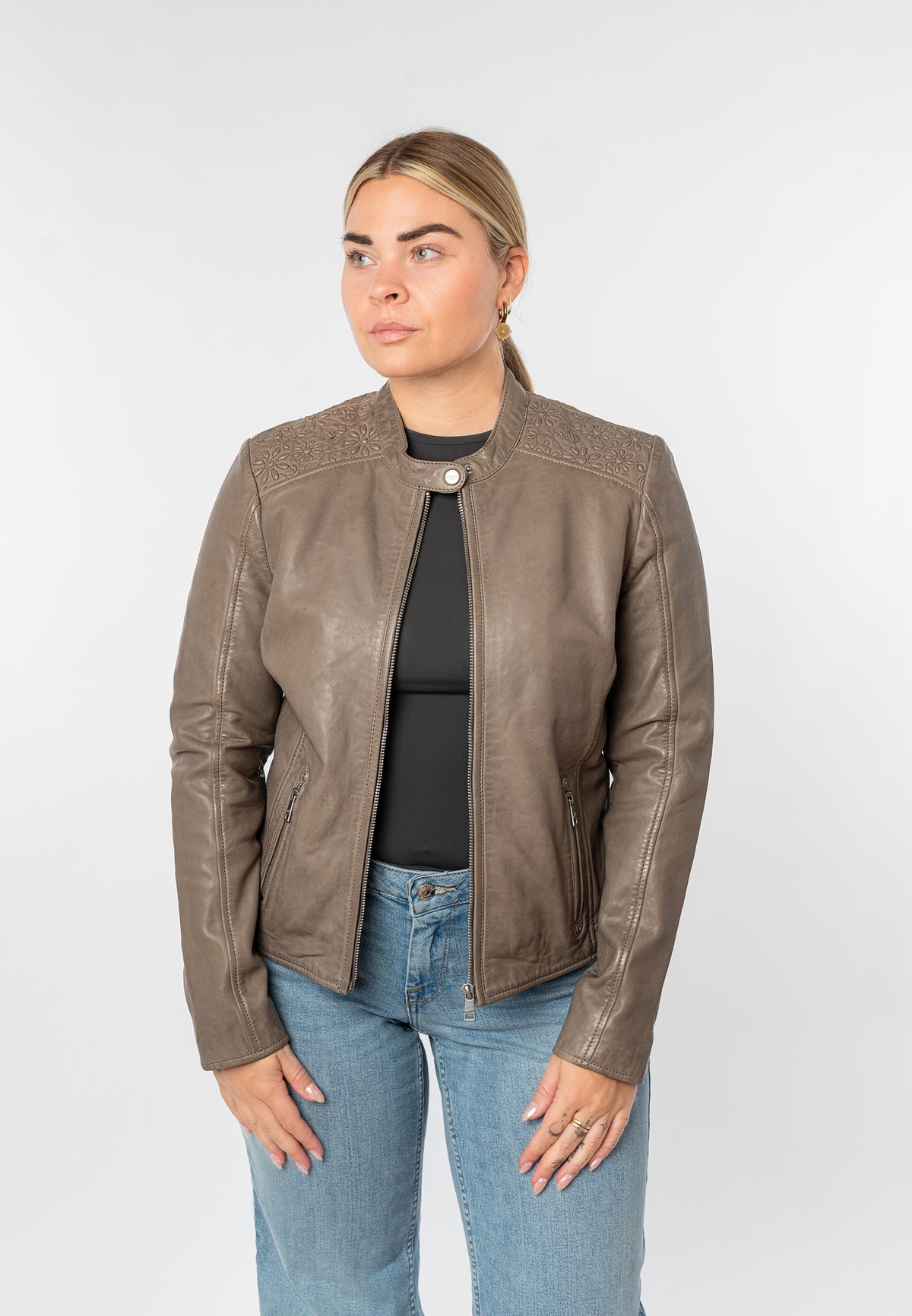 Lederjacke 1101-0911 elephant