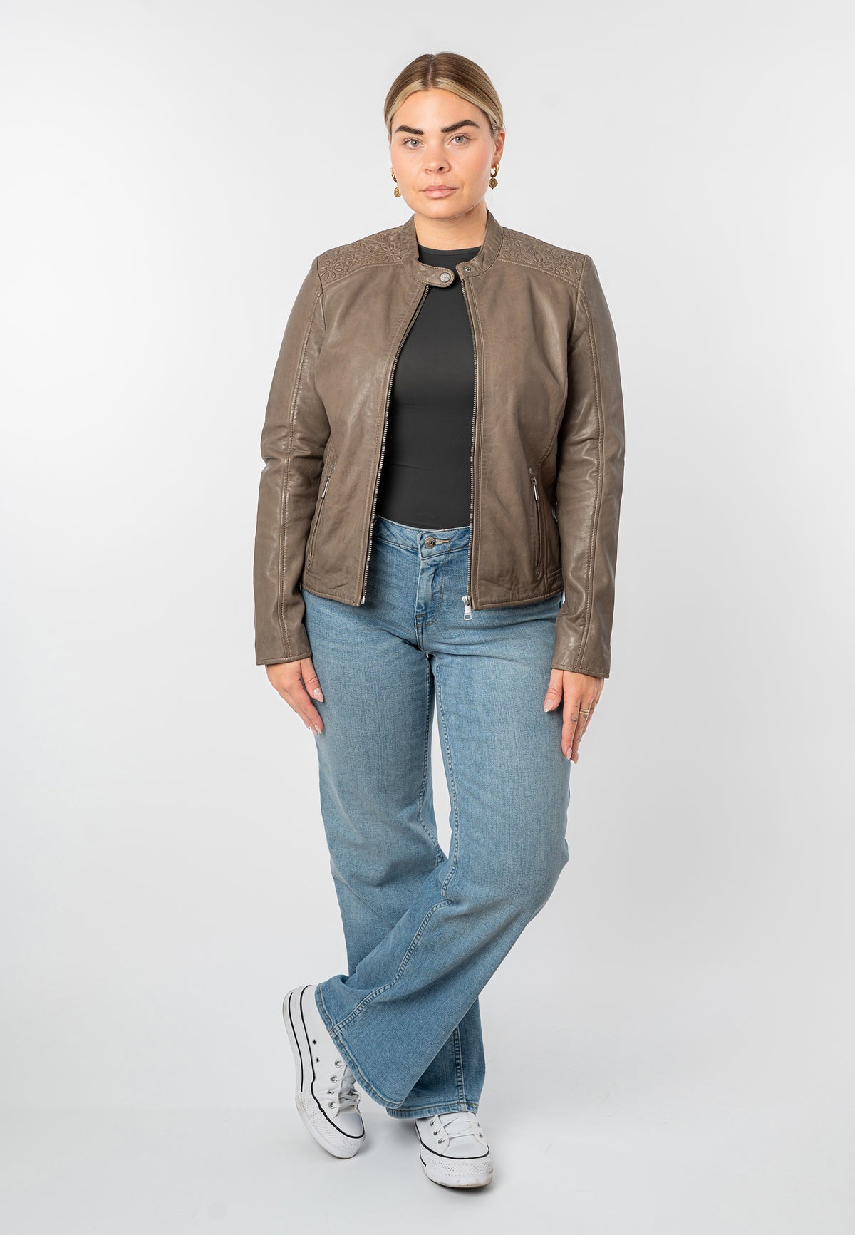 Lederjacke 1101-0911 elephant