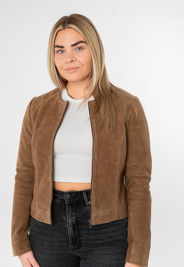 Lederjacke 1101-0916 dark camel