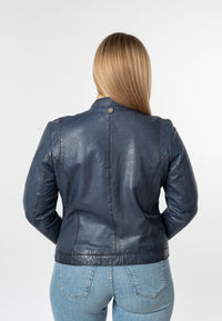 Lederjacke 1101-0919 blue