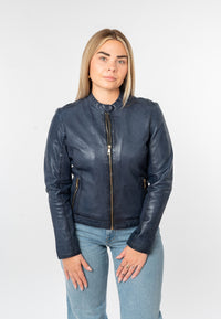 Lederjacke 1101-0919 blue