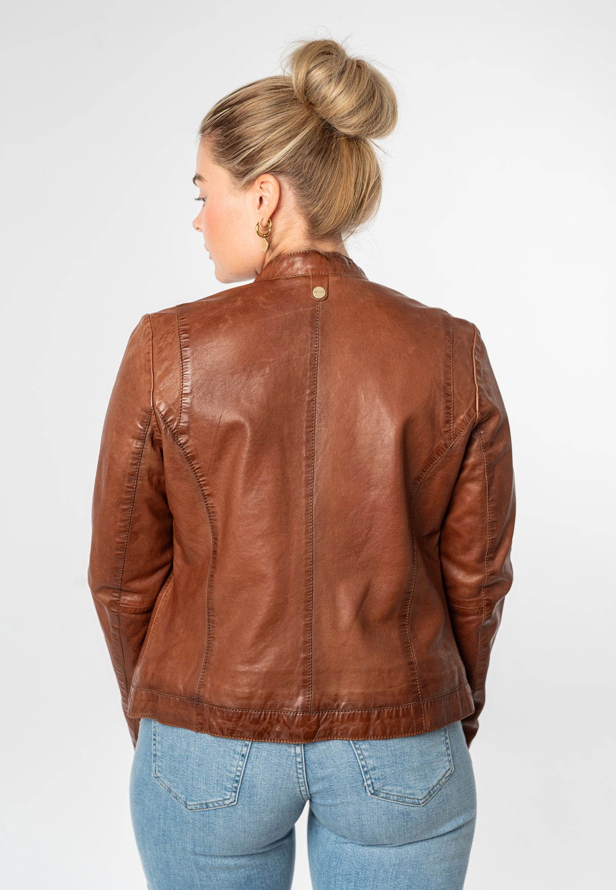 Lederjacke 1101-0919 cognac