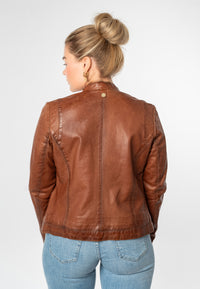 Lederjacke 1101-0919 cognac