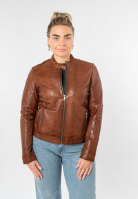 Lederjacke 1101-0919 cognac