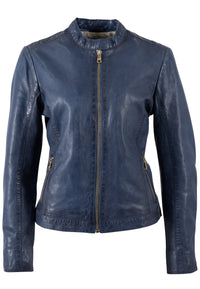 Lederjacke 1101-0919 blue