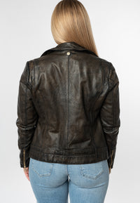 Bikerjacke 1101-0928 antique black