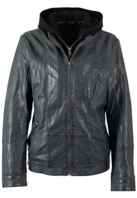Lederjacke 1101-0747 dark sage