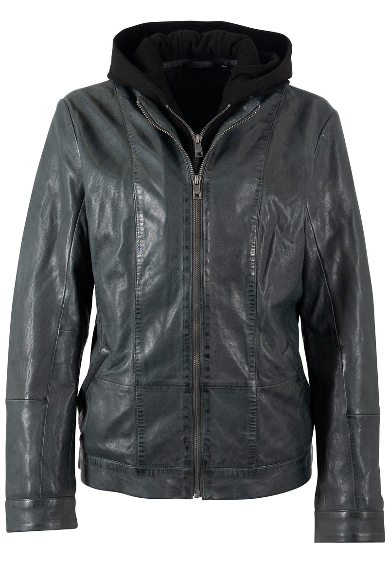Lederjacke 1101-0747 dark sage