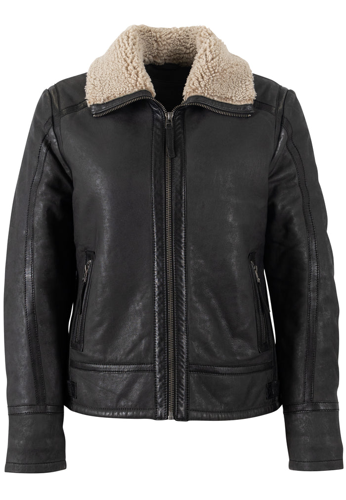 Lederjacke 1101-0750 anthracite