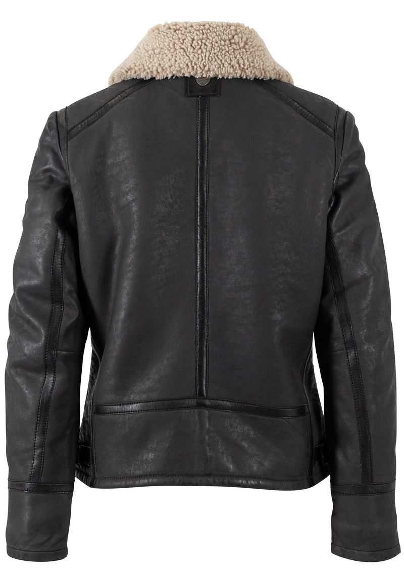 Lederjacke 1101-0750 anthracite