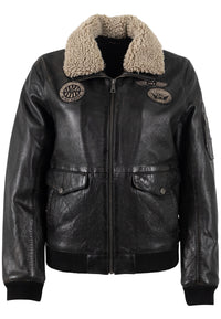 Lederjacke 1101-0758 vintage black