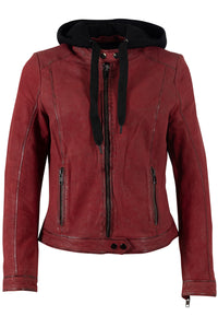 Bikerjacke 1101-0761 dark red