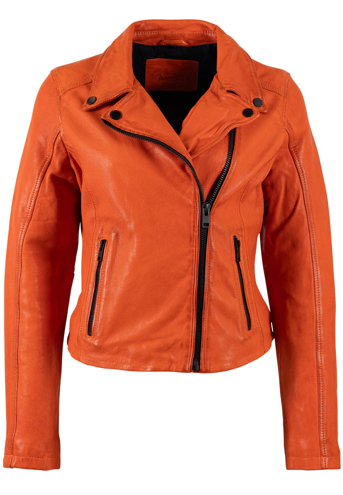 Lederjacke 1101-0770 orange