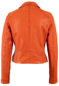 Lederjacke 1101-0770 orange