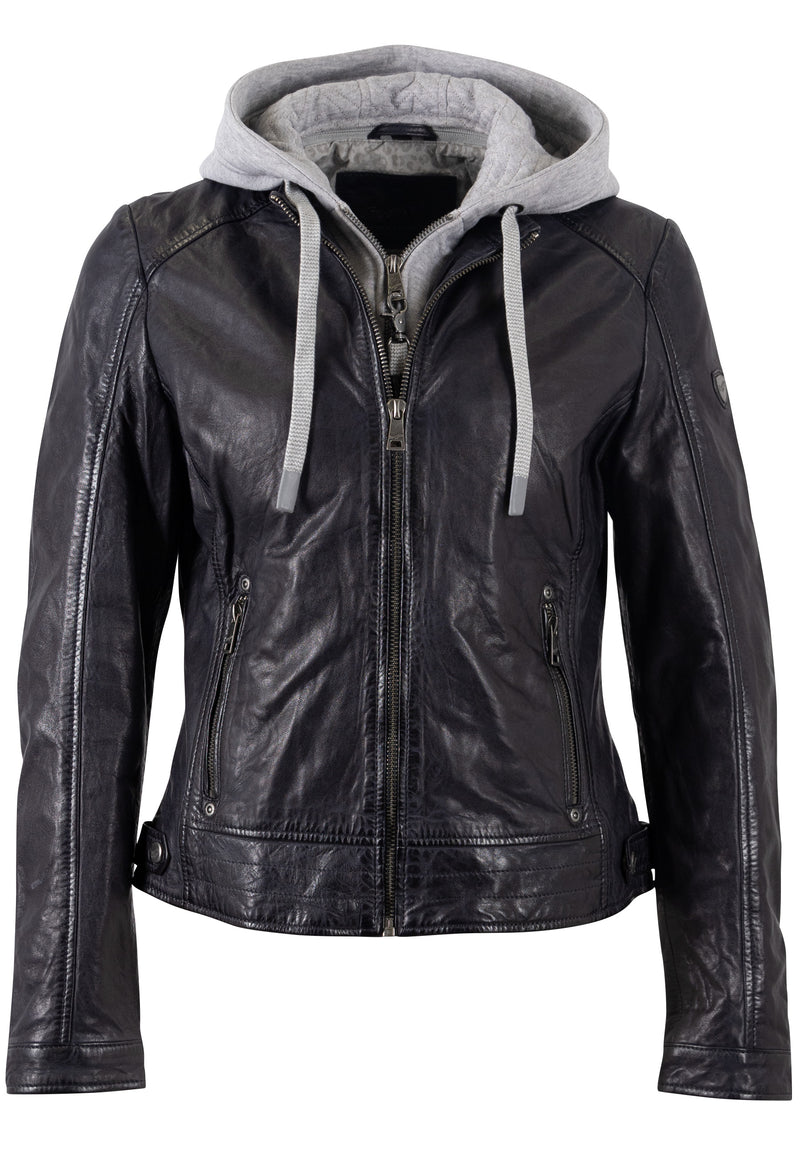 Lederjacke 1101-0779 dark blue