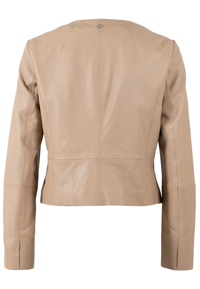 Lederjacke 1101-0780 light beige