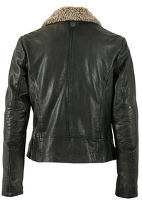Lederjacke 1101-0784 dark olive