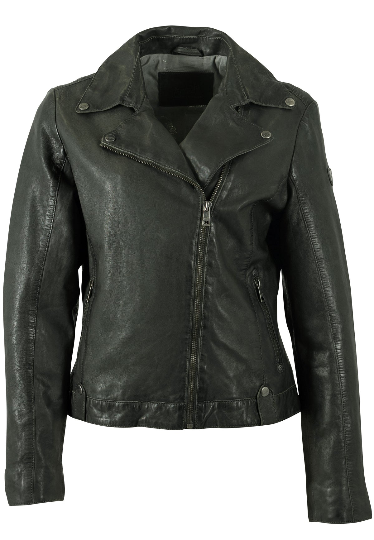 Bikerjacke 1101-0786 dark olive