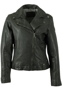 Bikerjacke 1101-0786 dark olive