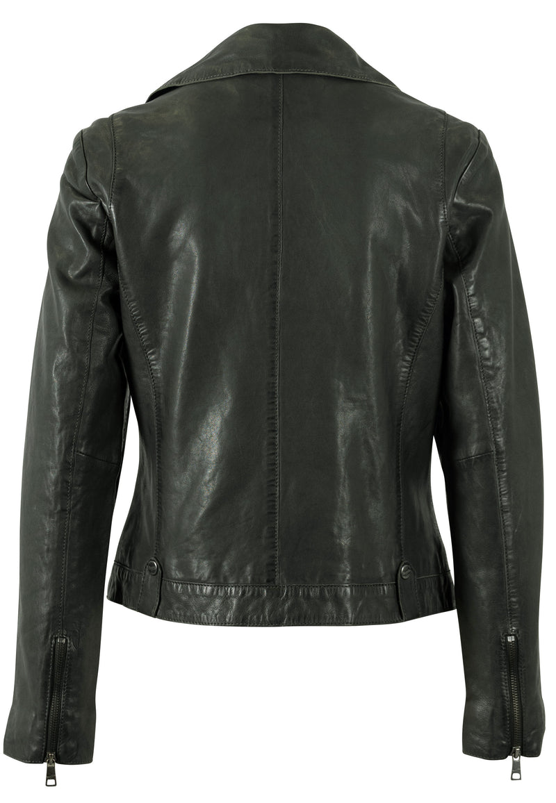 Bikerjacke 1101-0786 dark olive